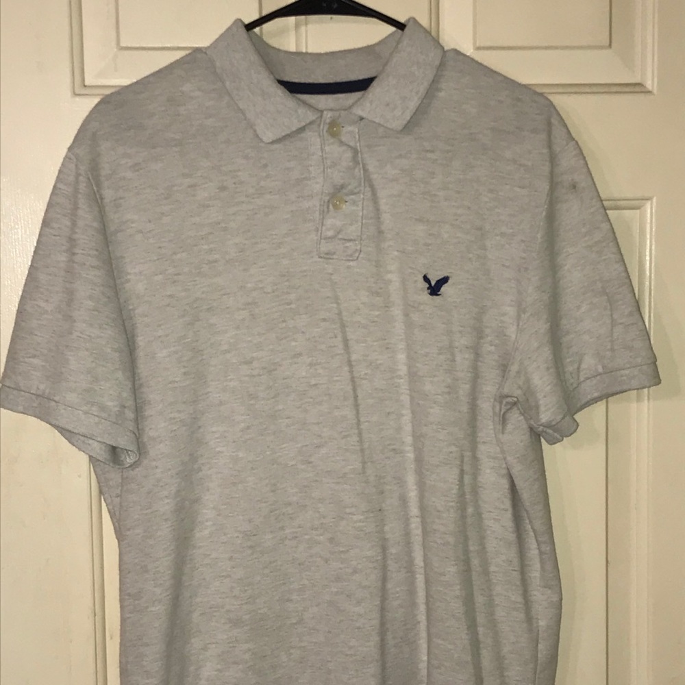 American Eagle Grey Polo